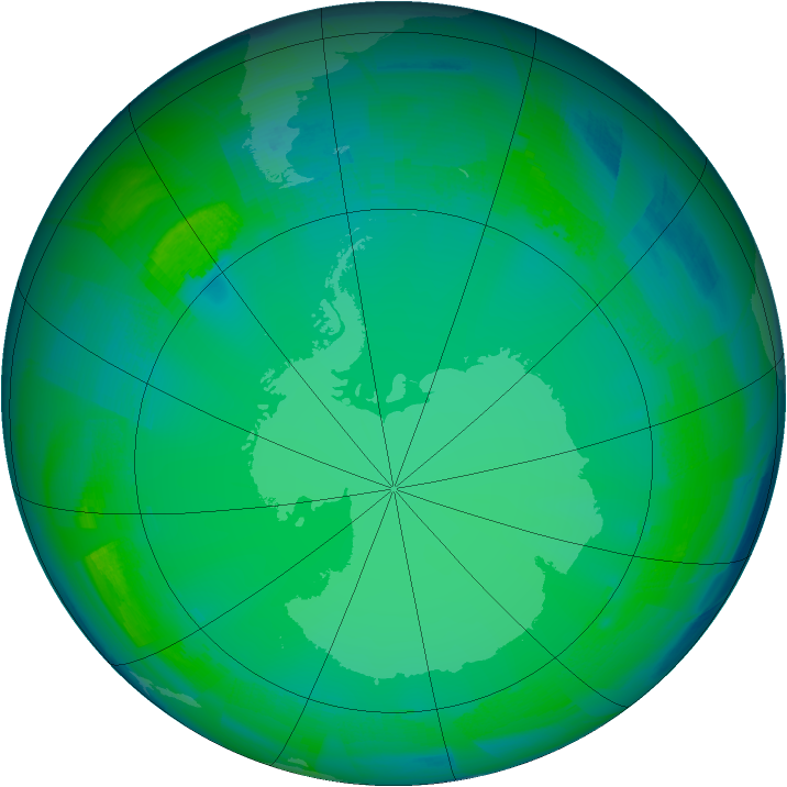Ozone Map 2009-07-15